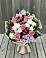 Букет цветов из: Альстромерии, Гвоздики, Розы и Хризантемы в Серпухове