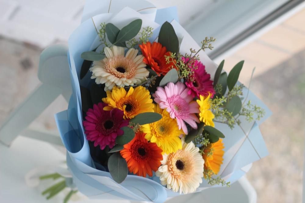 Букет цветов из: Герберы в Серпухове