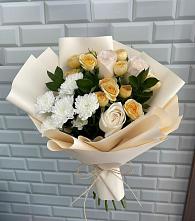 Букет цветов из:  Розы и Хризантемы в Серпухове