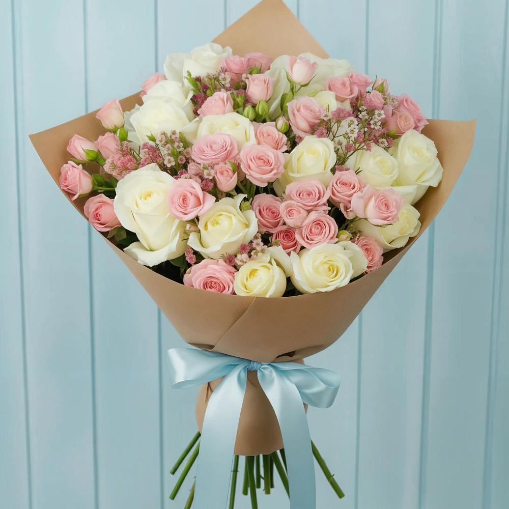 Букет цветов из: Розы в Серпухове