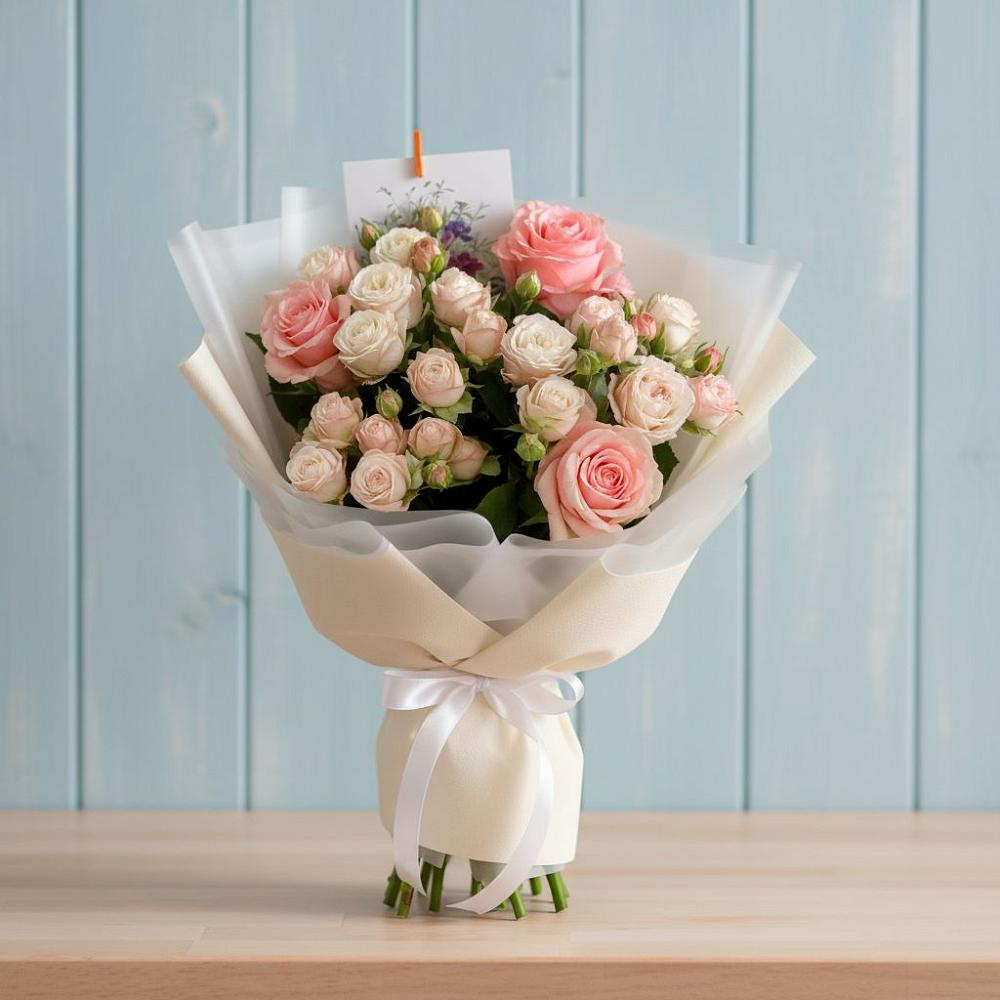 Букет цветов из: Розы в Серпухове