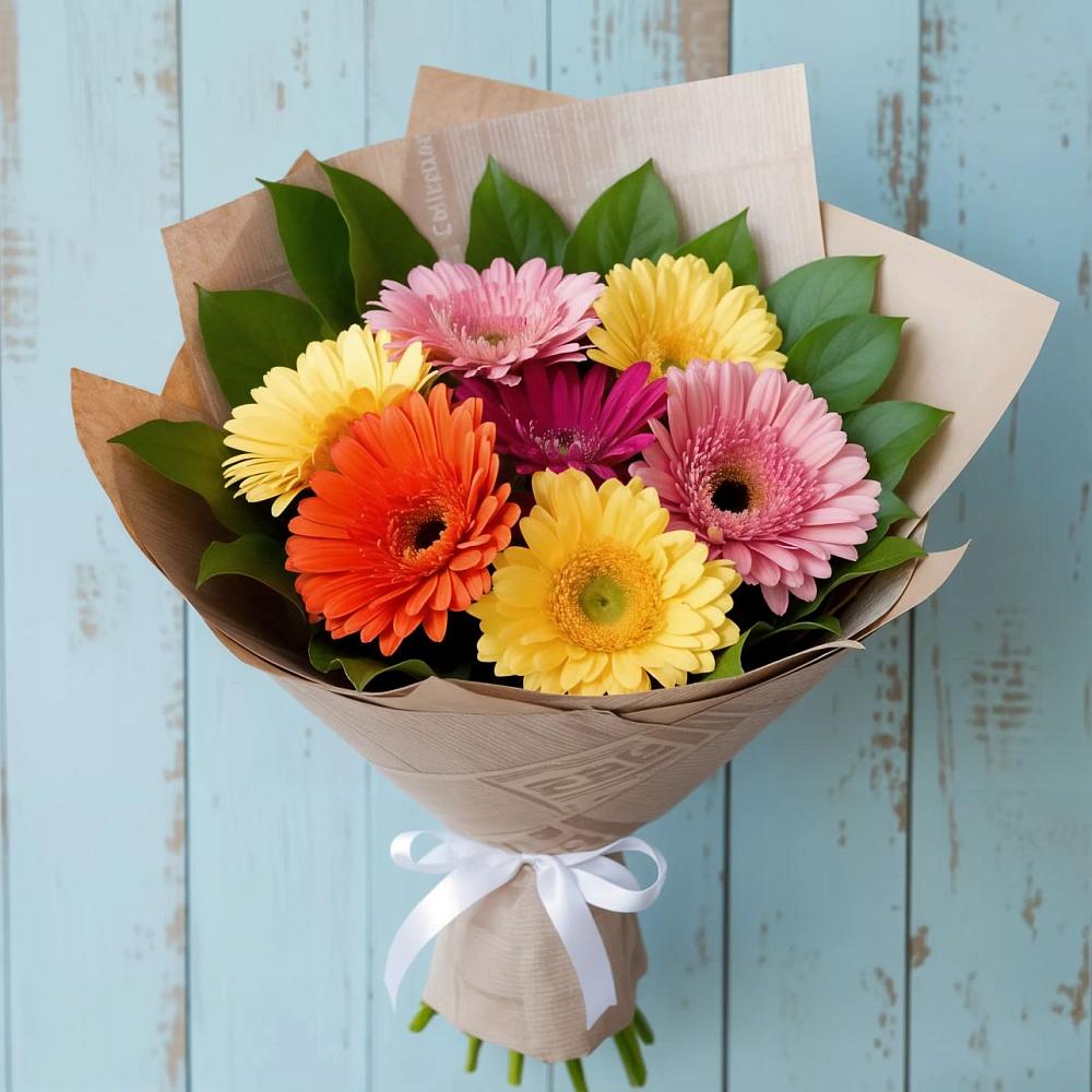 Букет цветов из: Герберы в Серпухове