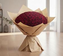 Букет 101 Красная роза в Серпухове