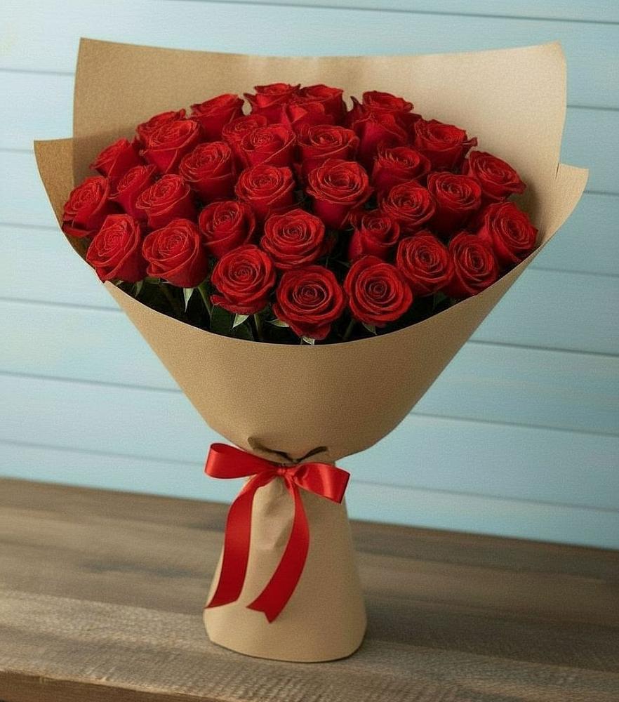 Букет Красные розы Милано в Серпухове