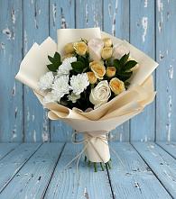 Букет цветов из:  Розы и Хризантемы #REPLACE_PRED# Серпухове
