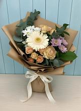 Букет цветов из:  Герберы и Хризантемы в Серпухове