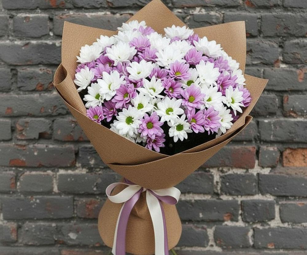 Букет цветов из: Хризантемы в Серпухове
