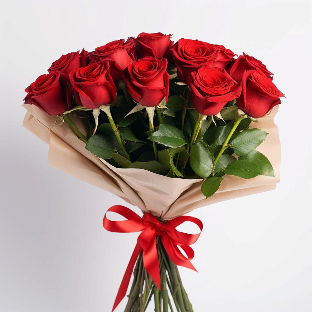 Букет 11 Красных роз Эдлесс Лав в Серпухове